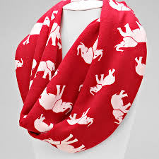 Scarf Infinity elephant colored